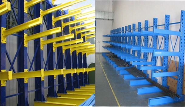 Ebil-Steel Q235 Heavy Duty Warehouse Storage Management Strip Material Cantilever Racking