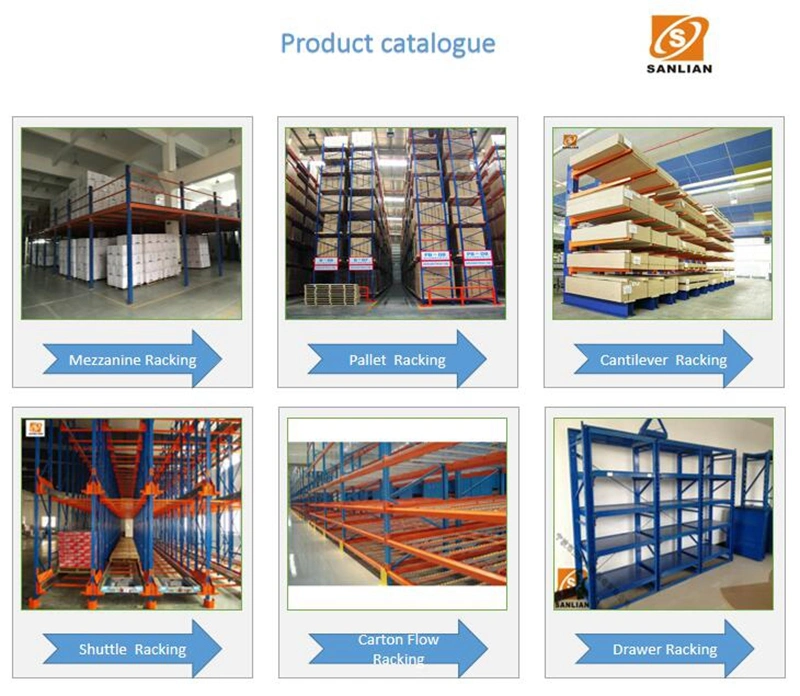 Industrial Heavy Duty Boltless Rivet Angle Teardrop Mezzanine Cantilever Metal Steel Warehouse Pallet Storage Shelf