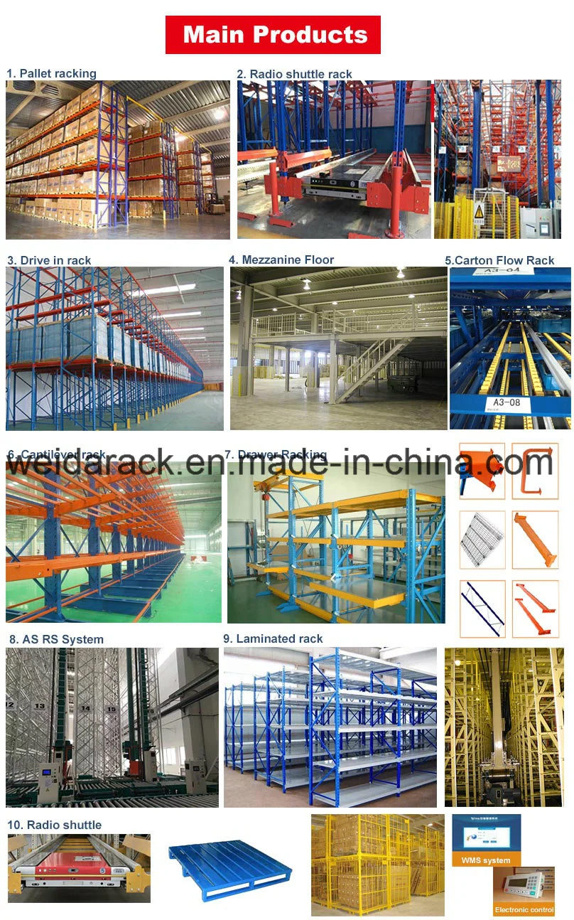 Wholesale Steel Storage Cantilever Racking System by Powder Coated