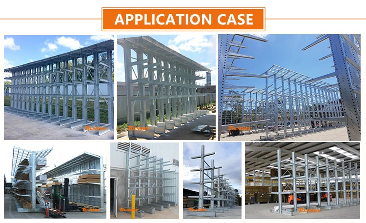 Outdoor Hot Dig Galvanized Cantilever Racking System