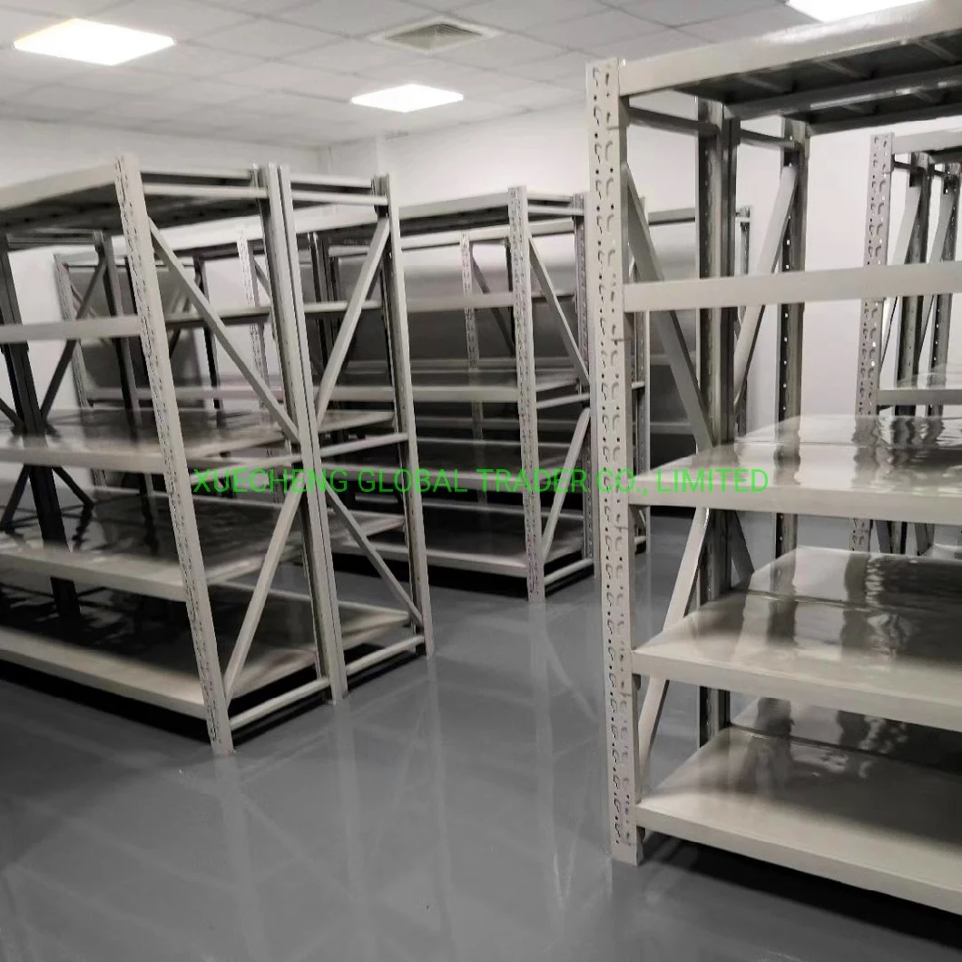Metal Storage Shelf Steel Goods Shelving Laboratory Shelf Store Rack for Lab School Workshop Warehouse Use