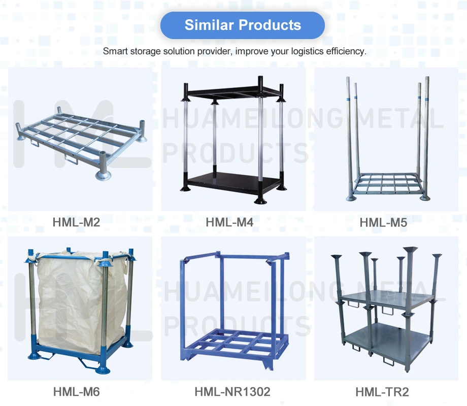 Heavy Duty Galvanized Stacking Steel Post Pallet Racking with Posts