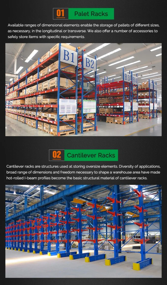 Industrial Commercial Double Stacking Gondola Pallet Warehouse Storage Stainless Steel Pallet Rack Shelf