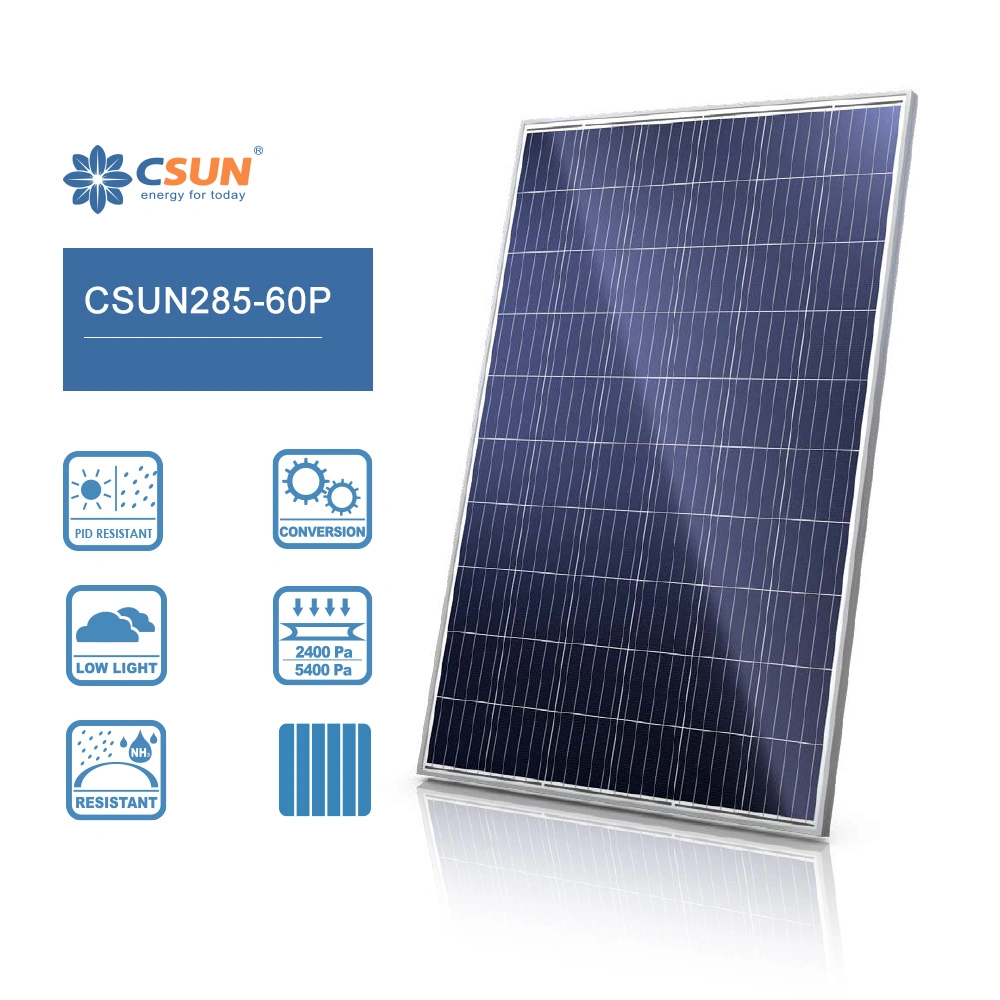 Solar Panel Polycrystalline 275W China Suppliers for Home Solar Power System
