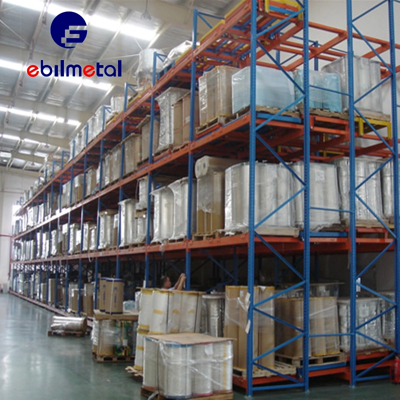 Customize Selective Push Back Pallet Racking for Industrial Warehouse