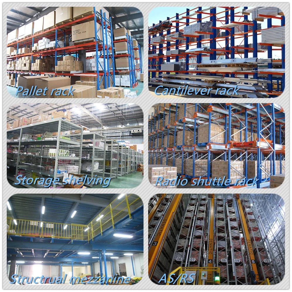 Heavy Duty Warehouse Pallet Storage Push Back Rack