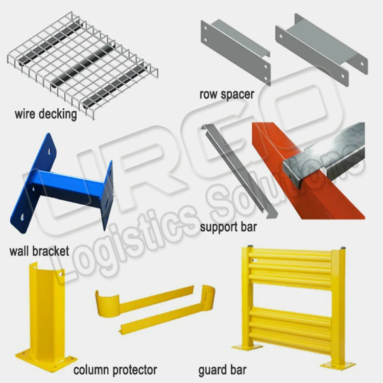 Wire Mesh Deck Railing for Pallet Racks in Stacking Racks