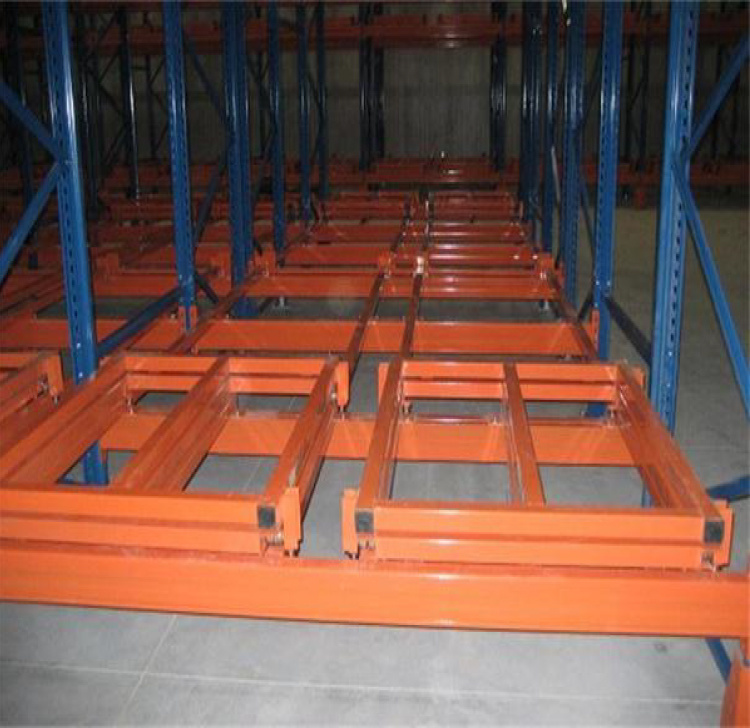 Storage Warehouse Heavy Duty Metal Pallet Racking Push Back Rack