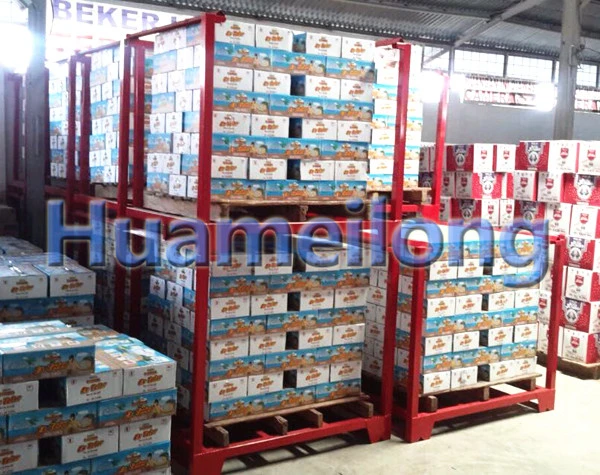 China Warehouse Stacking Storage Steel Metal Galvanized Nestainer Pallet Racking