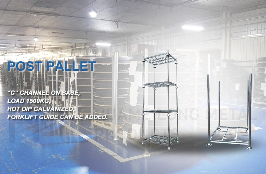 Heavy Duty Industrial Warehouse Galvanized Stacking Steel Pallet Racking Equipment