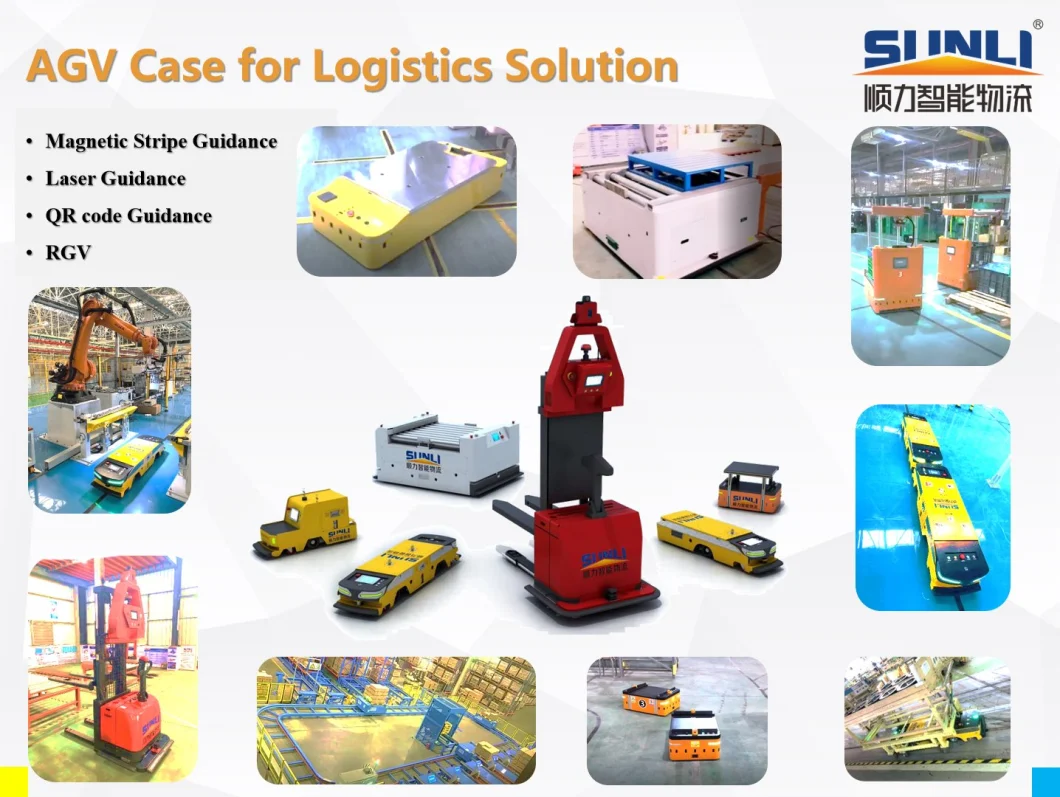 Forklift Carry Type Laser Accurate Positioning Pallet Handing Automated Guided Vehicle Agv