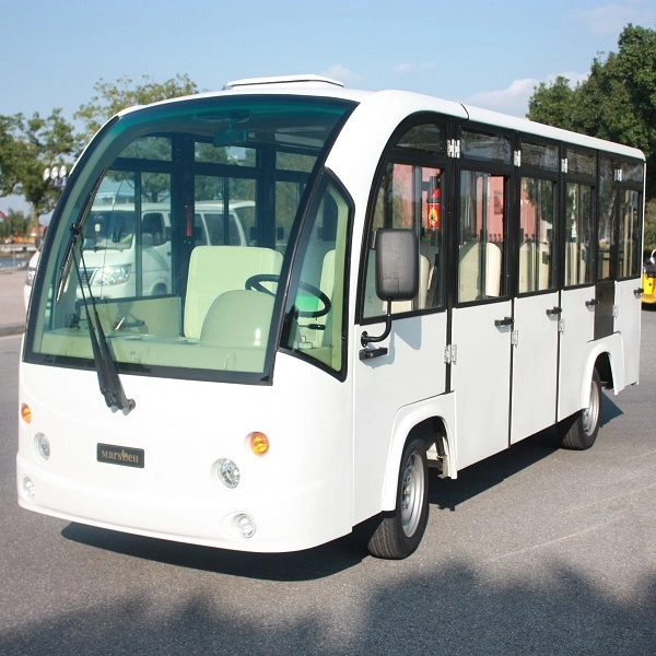 CE Open or Enclosed 14 Seats Electric Shuttle Bus for Airport (DN-14)