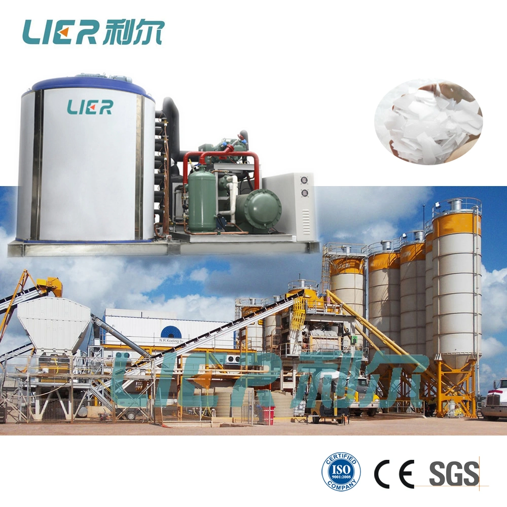 Ice Cooling Solution Concrete Batching Plant Flake Ice Plant Ice Storage System Ice Rake Systems