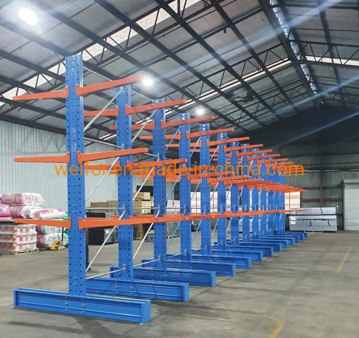 Single or Double Side Warehouse Cantilever Racking Arm Cantilever Rack