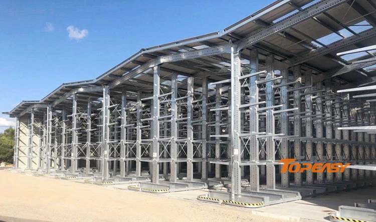 Outdoor Hot Dig Galvanized Cantilever Racking System