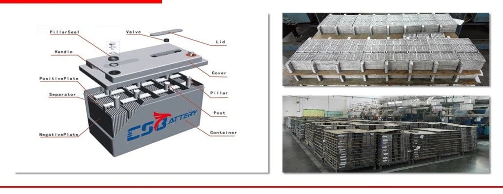 Csbattery 6V220ah Lead Acid Deep Cycle Storage AGM Battery for Telecom/Solar/Inverter/Data-Center/Ada