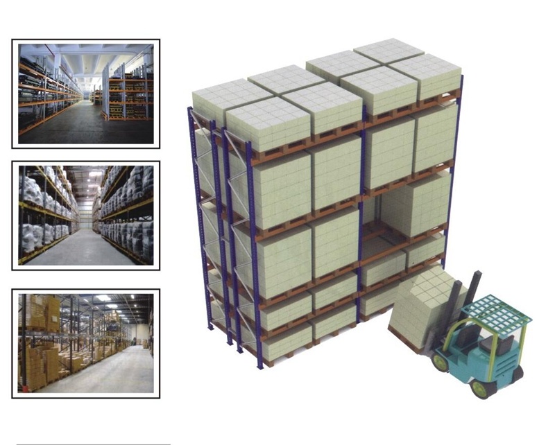 Beam Type Cold Storage Clothing Plumbing Heavy Duty Metal Steel Warehouse Pallet Storage Racking