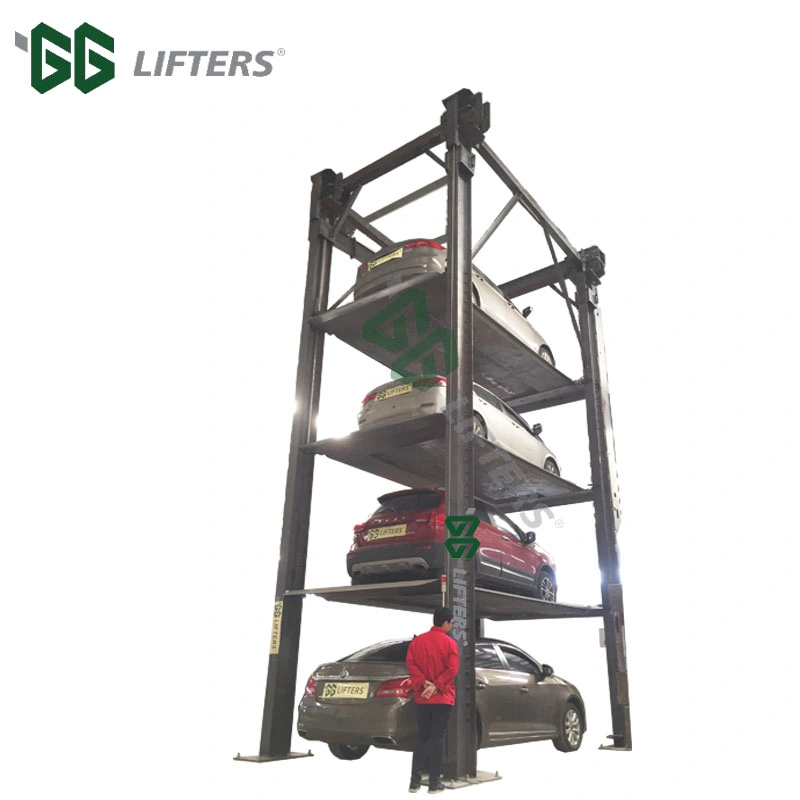multi levels shuttle stacker parking system