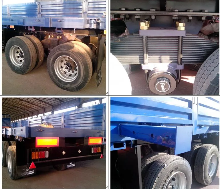 Heavy Duty Truck Trailers with Heavy Duty Bogie Suspension