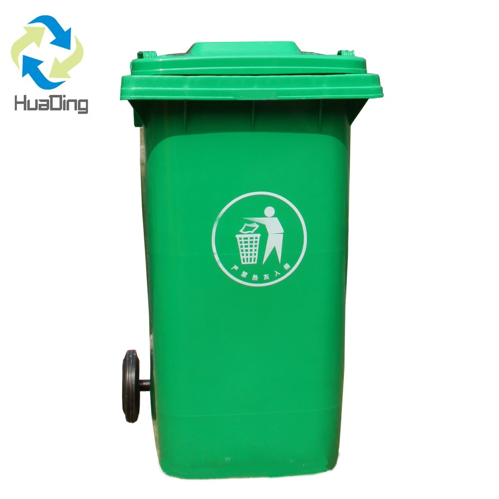Garbage Bin 120L Plastic Trash Bin Waste Bin with Wheels