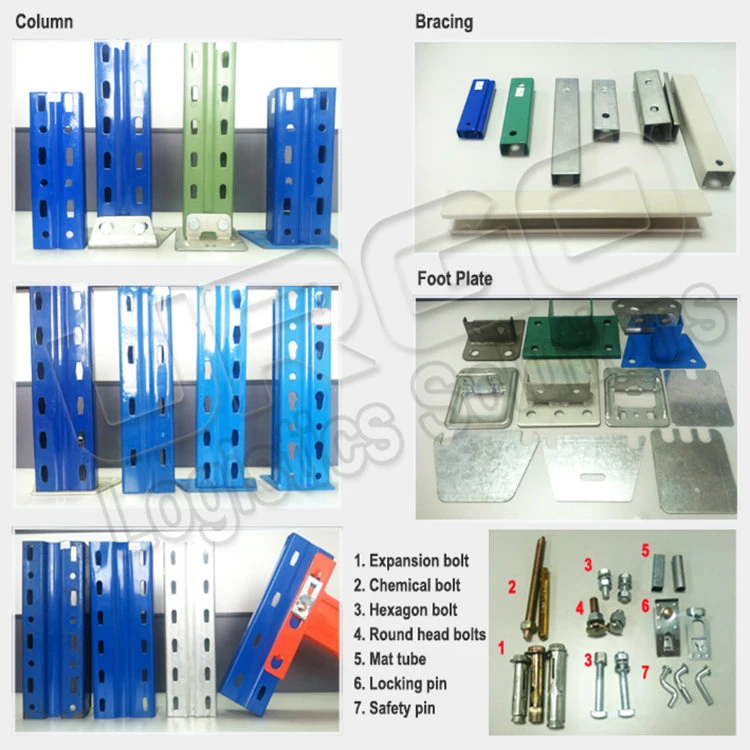 Wire Mesh Deck Railing for Pallet Racks in Stacking Racks