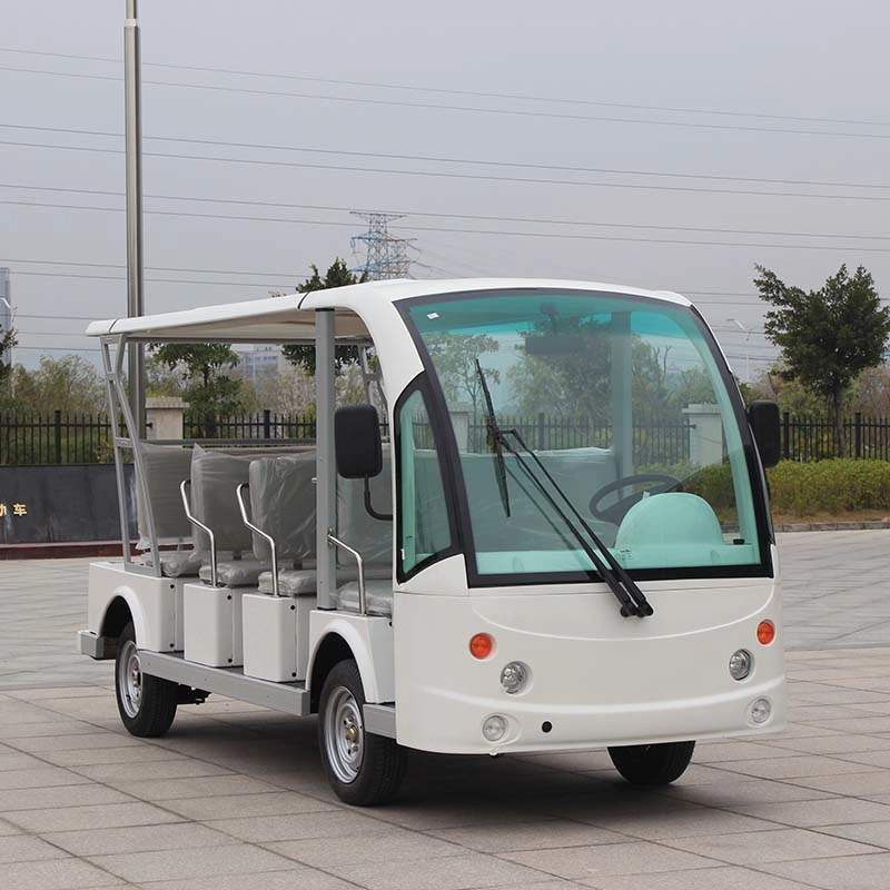 Wholesale Battery Power 11 Seaters Electric Airport Shuttle Bus Car (DN-11)