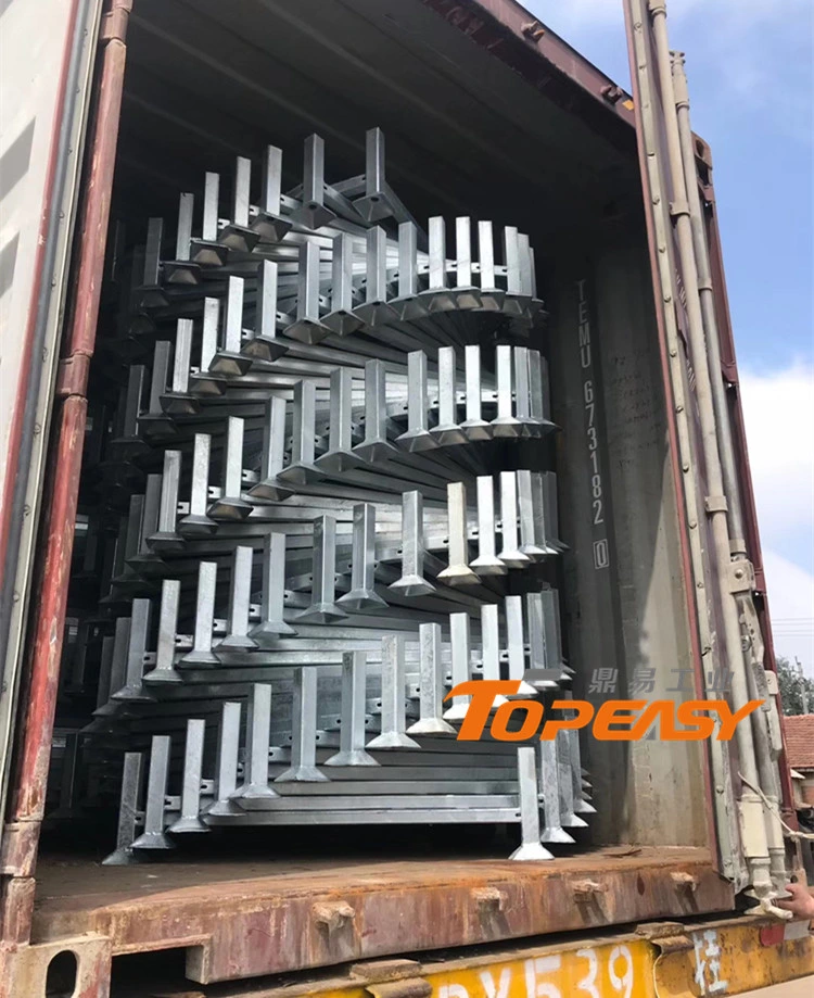 Heavy Duty Warehouse Transport Galvanized Storage Steel Metal Stacking Movable Post Pallet Racks/ Racking