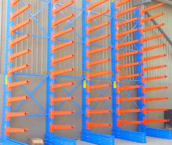 Tube System-Aluminum Profiles Steel Fifo Shelving System Industrial Pipe Shelf Pipe Storage Cantilever Rack