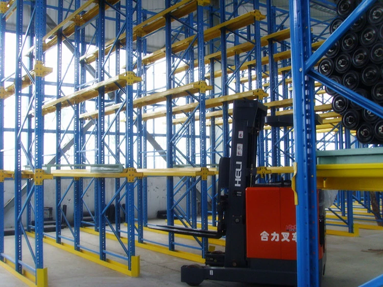 Adjustable High Density Adjustable Drive in Pallet Racking for Cold Storage