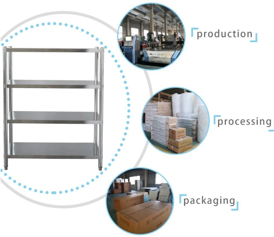 16000534231221/6customized Kitchen 5 Tire Storage Rack Shelf Stainless Steel Adjustable Storage Rack