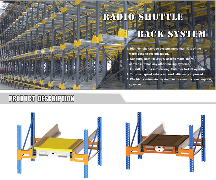 Ebil-Warehouse Storage Racking System Automatic Storage Radio Shuttle Rack