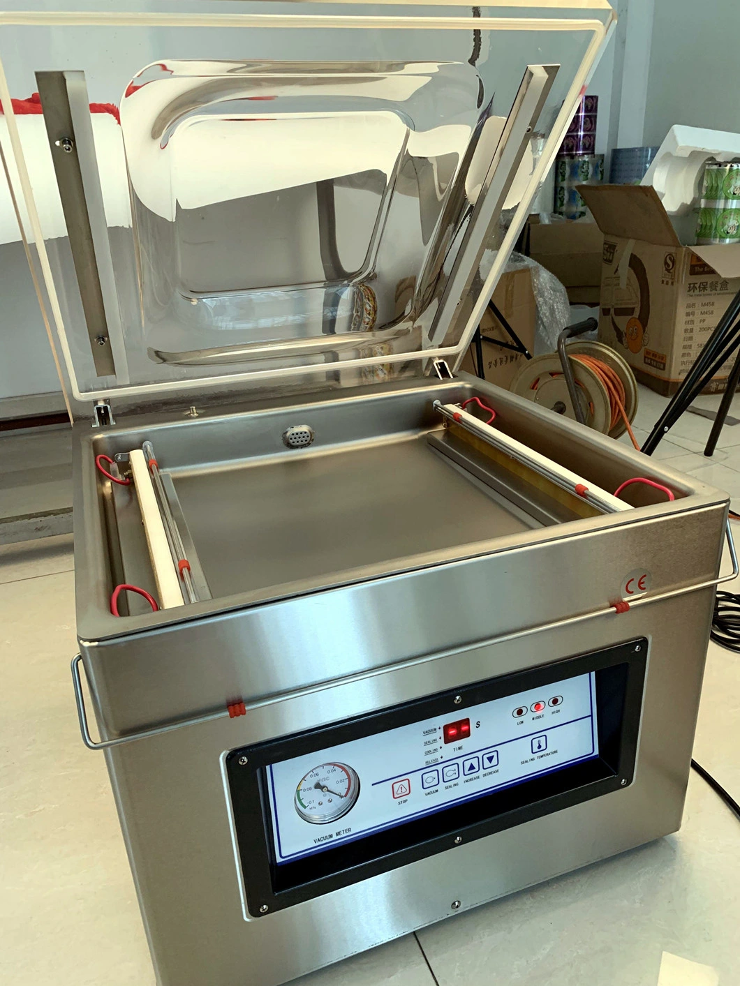 Automatic Desktop Bags Vacuum Storage Vacuum Sealer for Food and Rice Meat