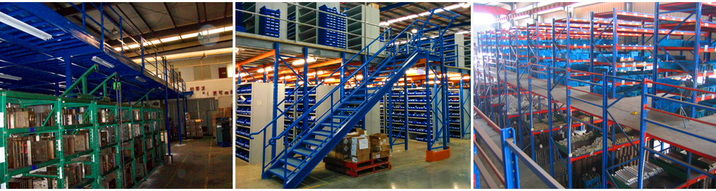 Stacking Rack Storage Warehouse Rack Mezzaine for Cargo Storage