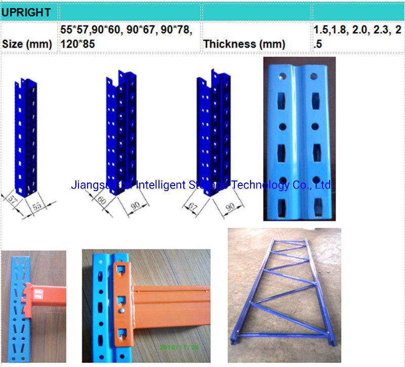Color Customized Steel Panel Racking or Medium Duty Racking for Warehouse