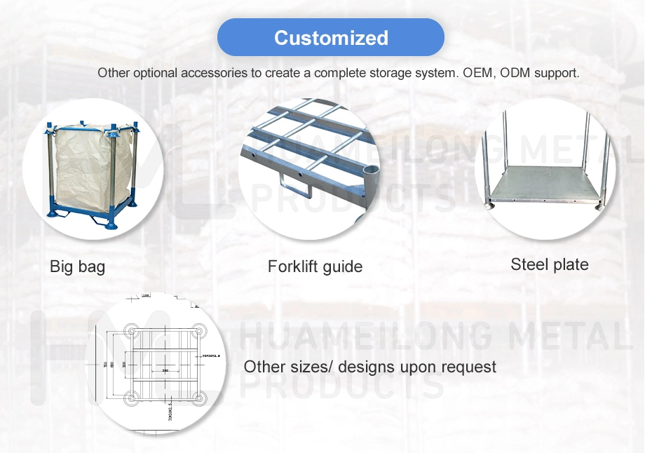 Warehouse Storage Steel Big Bag Pallet Rack for Pet Bottles