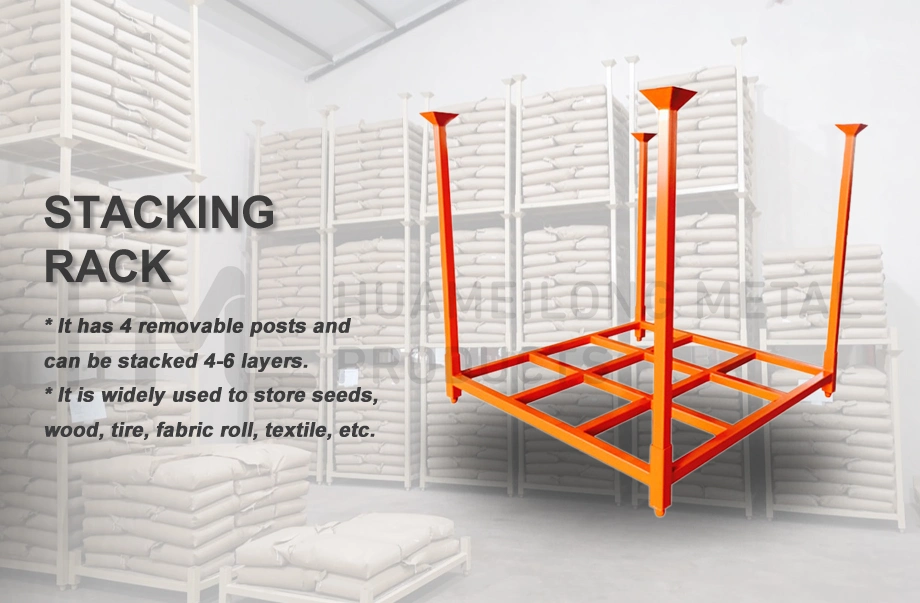 Hot Sale Agricultural Industrial Storage Adjustable Stacking Steel Pallet Racking