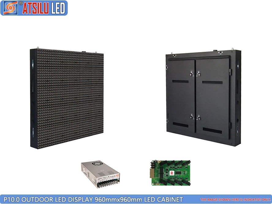 P10mm Front-Service Outdoor LED Display IP65 Rating Ooh Advertisement LED Video Panel