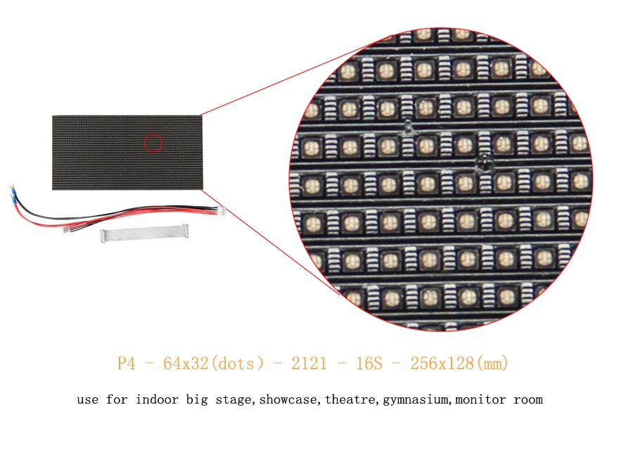 HD RGB P4 LED Display Board, P4 LED Display Indoor, Advertising LED Display