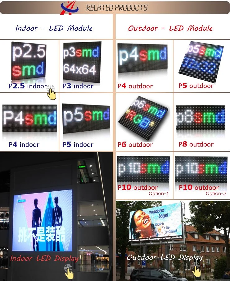 New Products Indoor LED Display P2.5 SMD RGB Module/Electronic Advertising Board/LED TV
