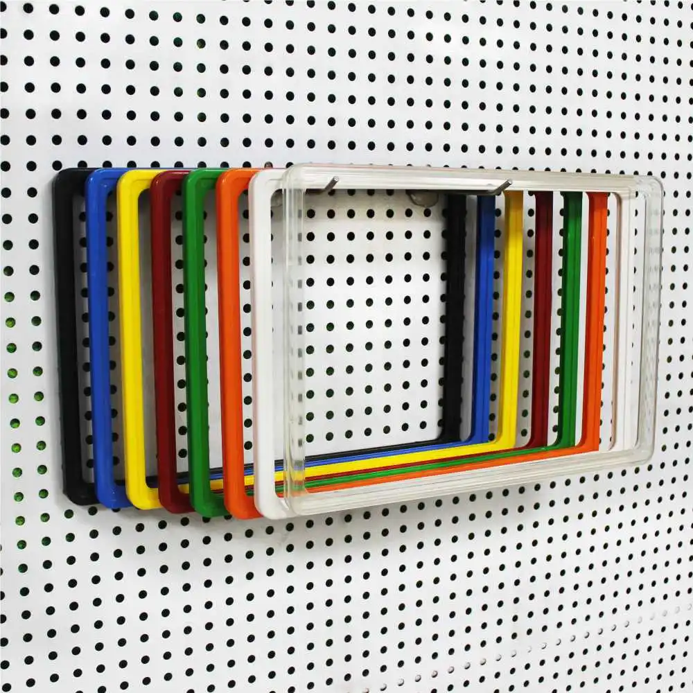 Plastic Price Board with Frames Hanging Pricing Display Holder