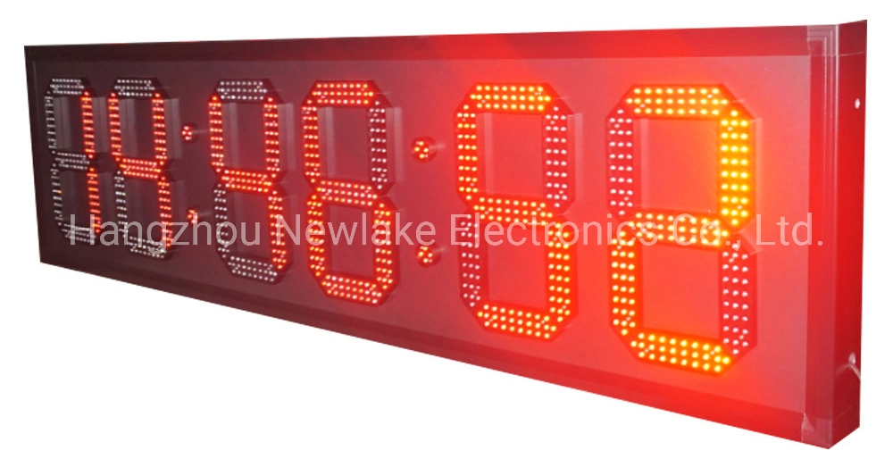 12 Inch Hour Minute Second Outdoor LED Digital Clock