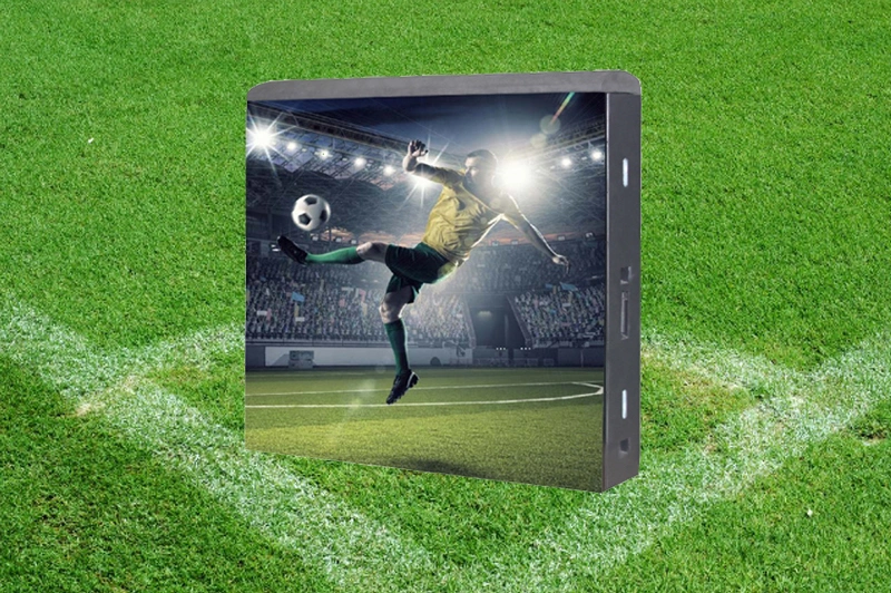 P10mm Deep Gray Level Football Pitch Adveritsing LED Screen, Outdoor Full Color LED Display