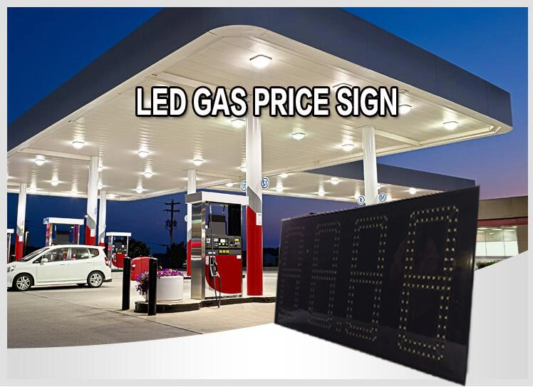 22 Inch Outdoor Gas Price Electronic LED Sign Board