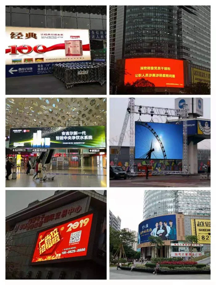 Outdoor / Indoor Rental LED Display Screen Panel Board for Advertising (P5 P8 P10 full color module)