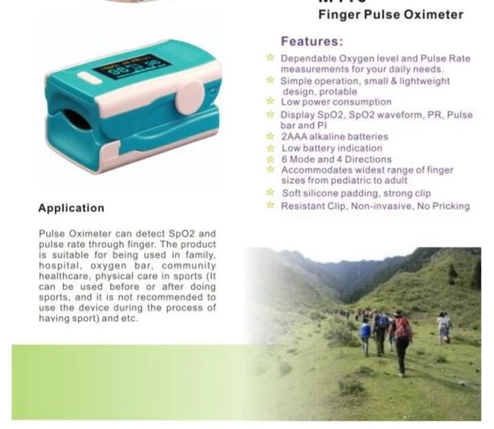 LED Digital Display SpO2 Blood Oxygen Saturation Monitor Finger Fingertip Pulse Oximeter