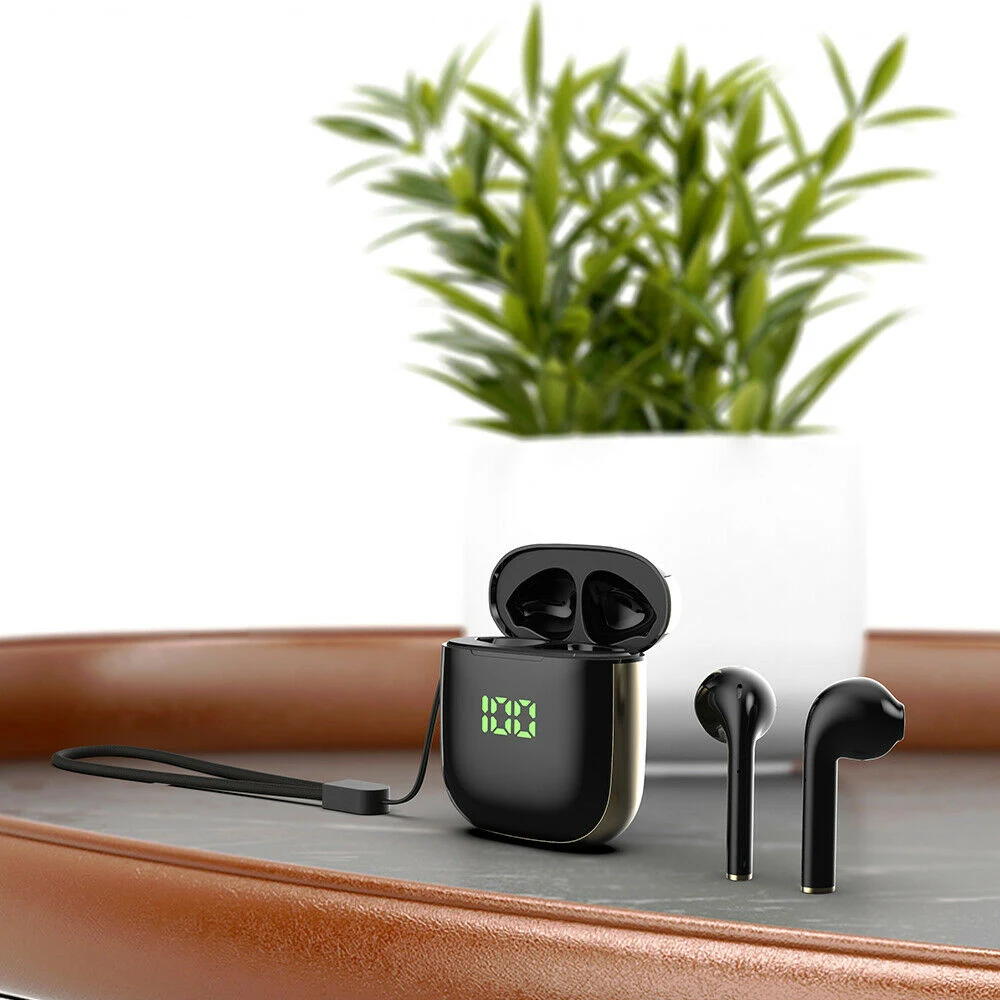 Wireless Charging Tws Bluetooth Earphone with LED Digital Display for Mobile Phone
