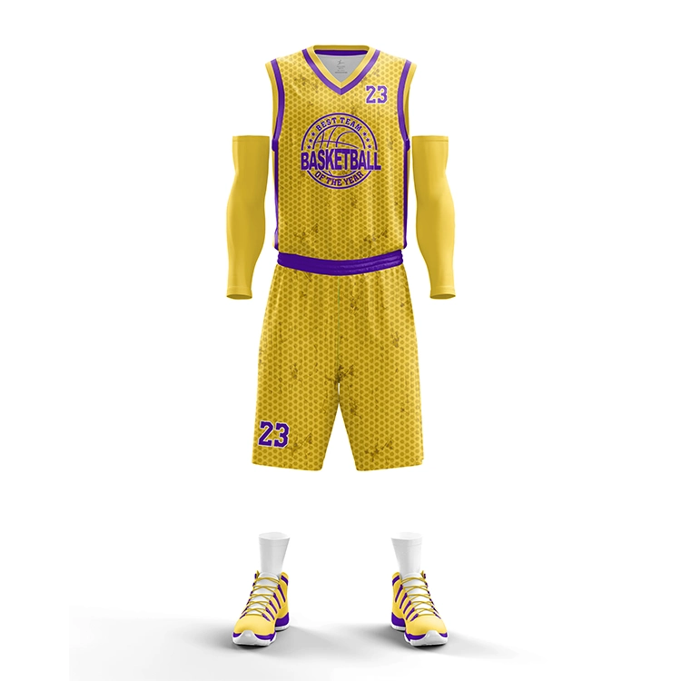 Wholesale Digital Print Any Logo Custom Sublimated Basketball Wear Set Basketball Shorts Design