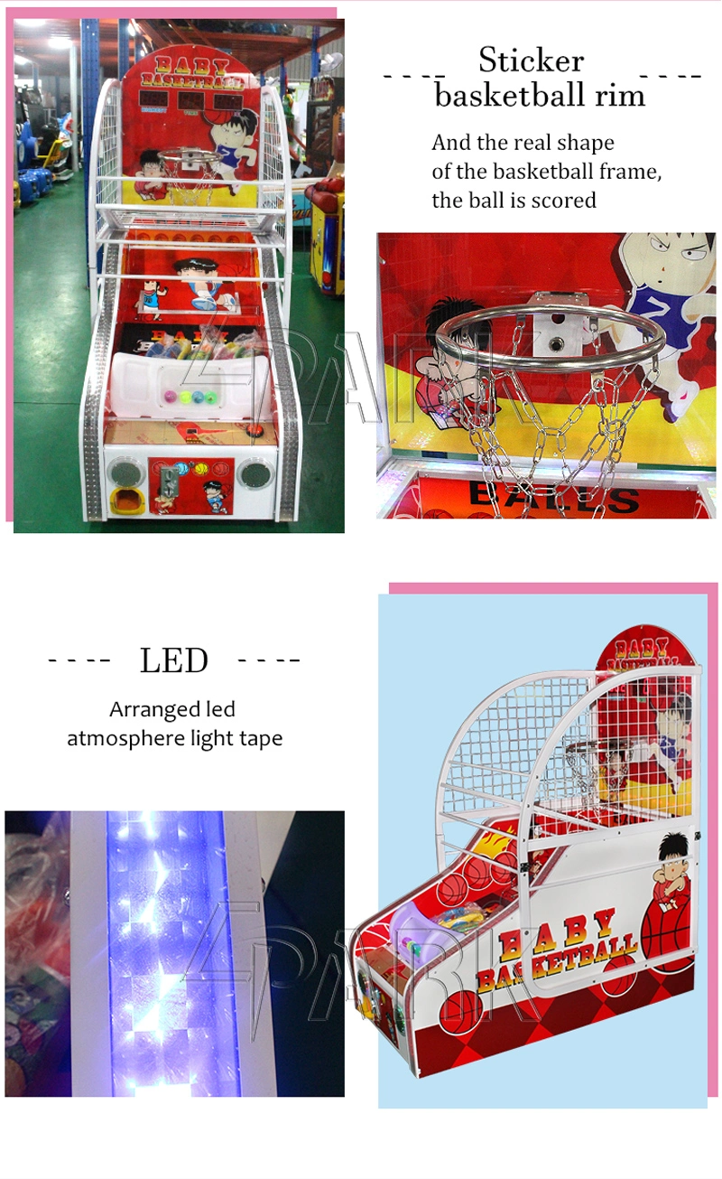 Rusia Hot Selling Indoor Sports Games Basketball Arcade Shot Ball Machine for Rental Price