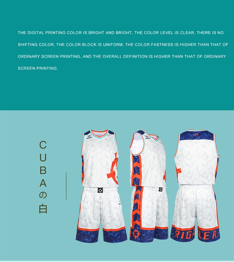 Basketball Jersey Sublimation Digital Print Breathale Mesh Clothes Custom Design Sports Wear Unisex