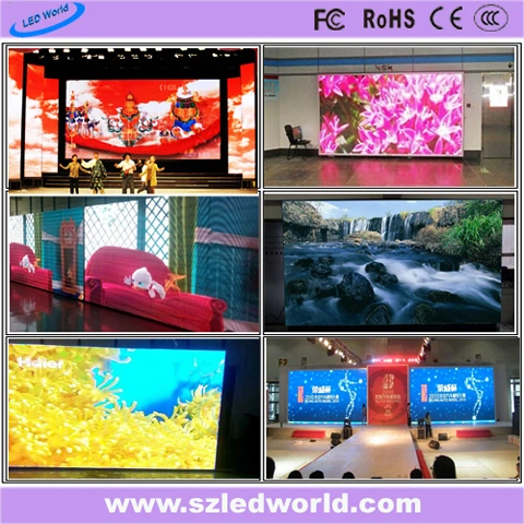 P6 P3 Indoor Rental Full Color LED Display Sign Screen for Advertising (CE RoHS FCC CCC)